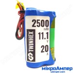 Акумулятор 3S INR363665 2500мАг 11.1В
